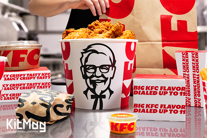 مرغ کنتاکی کی اف سی kfc
سطل مرغ کی اف سی با ساندویچ مرغ کی اف سی