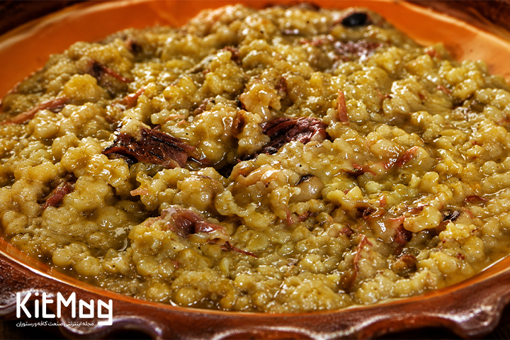 گندم شیره غذای لرستان مخصوص شب یلدا 