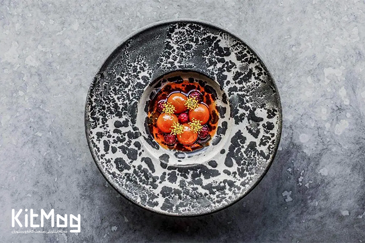 غذای رستوران آماس 