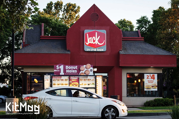رستوران درایو ترو جک
jack in the box