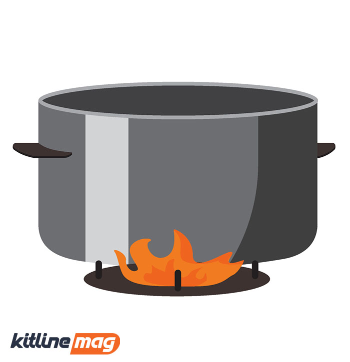 روش-های-آشپزی - پخت خشک فقط با جریان هوای داغ یا توسط ظروف فلزی بسیار داغ