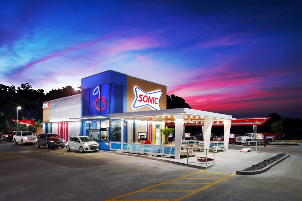 رستوران سواره سونیک sonic drive in