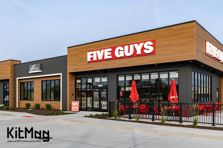 رستوران ذنجیره ای فایو گایز five guys