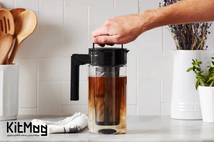 انواع دستگاه قهوه ساز
قهوه ساز کلد برو 
Cold brew mug