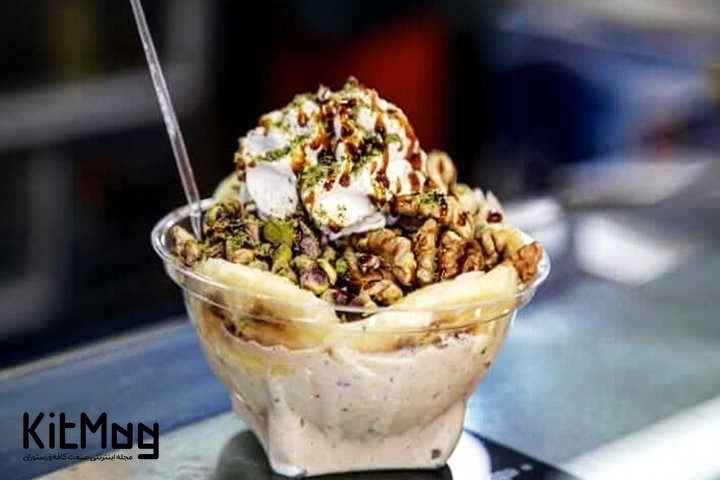 معجون معروف برند آبمیوه بستنی شکوفه تهران ازنمای نزدیک