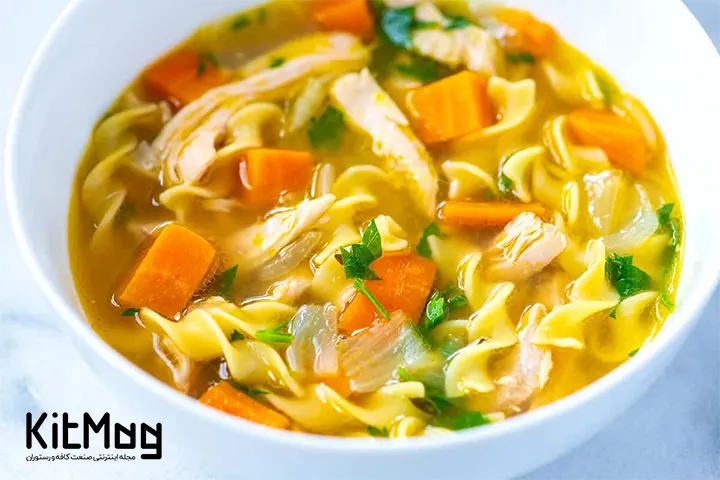 کیت مگ / سوپ نودل و مرغ چیست؟ همراه با رسپی