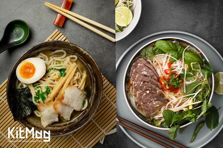 کیت مگ /تفاوت فو و رامن