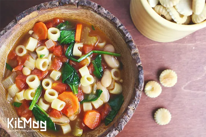 کیت مگ/ پاستا دست ساز قسمت پنجم: میتوانید پاستای منجمد را مستقیماً به سوپ یا مینسترونه هم اضافه کنید