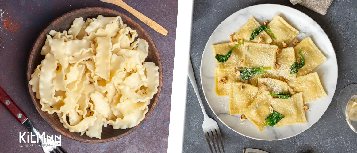 راویولی و فتوچینی. پاستاهای محبوب مردم.