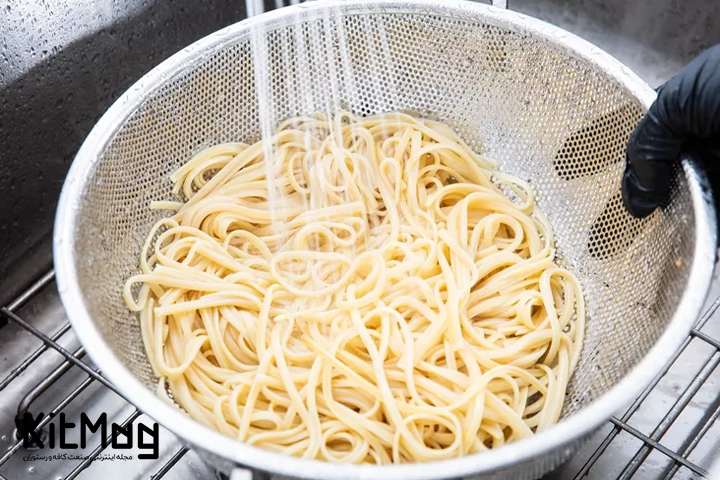 کیت مگ/ اشتباهات رایج پخت پاستا/ آبکش کردن پاستا