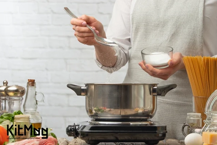 کیت مگ/ اضافه نکردن نمک یا کم نمک بورن آب پاستا