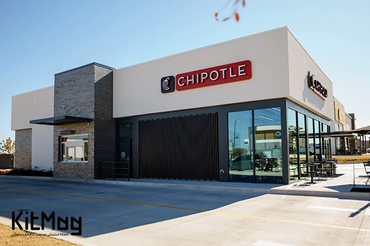 رستوران زنجیره ای و فرانچایز معروف چیپوتل مکزیکن گریل (Chipotle Mexican Grill)
که از نمای بیرون یکی از شعبات معروف آن در آمریکا عکس گرفته شده است