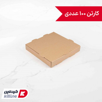 جعبه پیتزا  ۱۵×۱۵ ایفلوت بدون چاپ (پیکو)