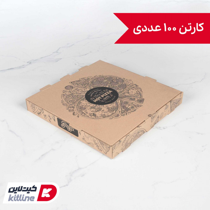 جعبه پیتزا ایفلوت طرح هات-01