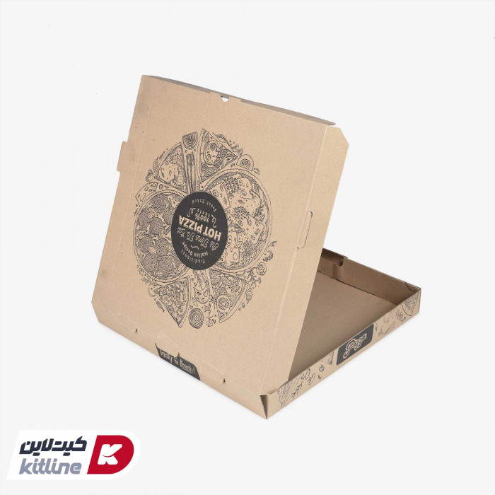 جعبه پیتزا ایفلوت طرح هات-03