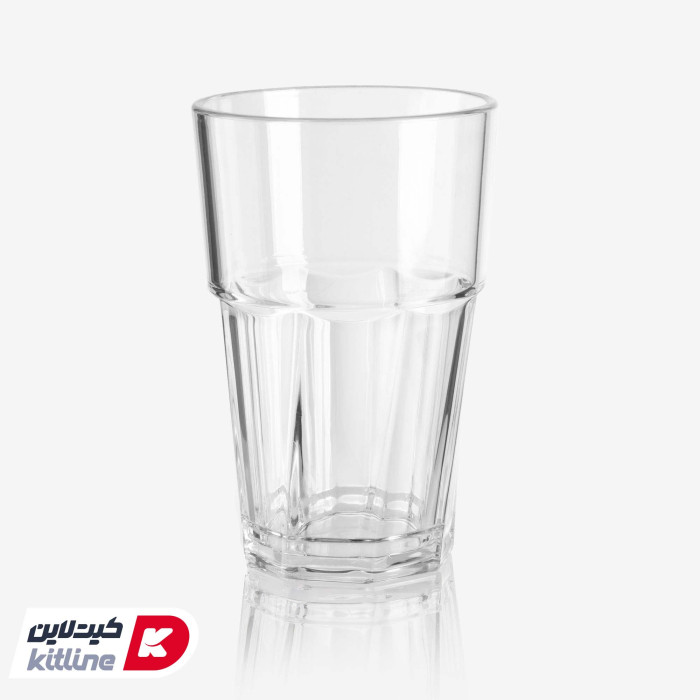 لیوان ۴۰۰ میلی‌لیتری پلی کربنات بدون دسته شفاف