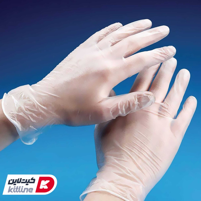 دستکش یکبار مصرف وینیل Medium-4