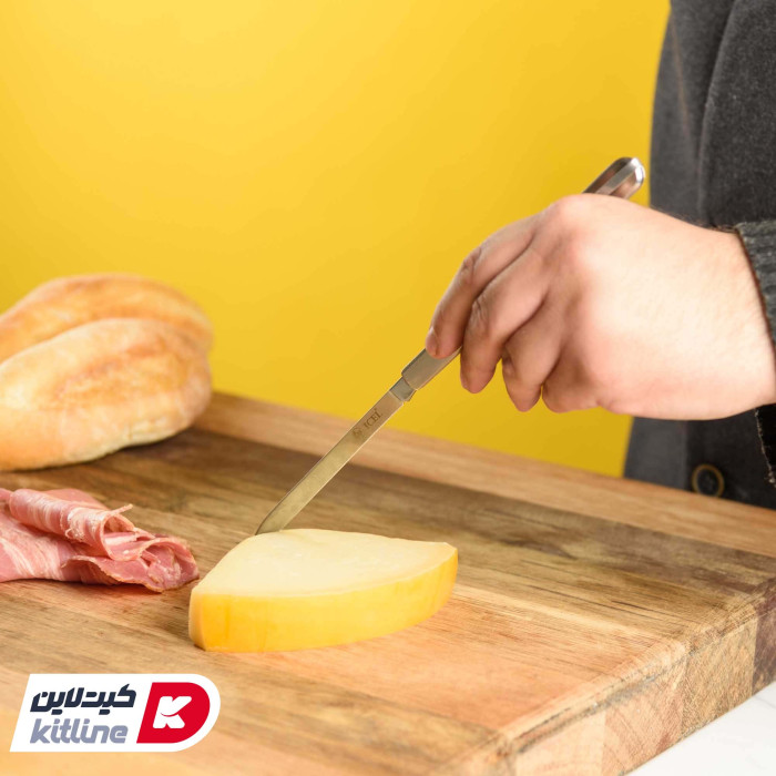 برش پنیر با چاقو جیبی تست سرآشپز ۱۴ سانتی-1
