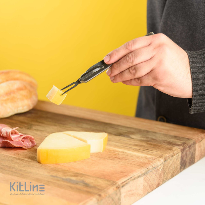 برش پنیر با چاقو جیبی تست سرآشپز ۱۴ سانتی-2