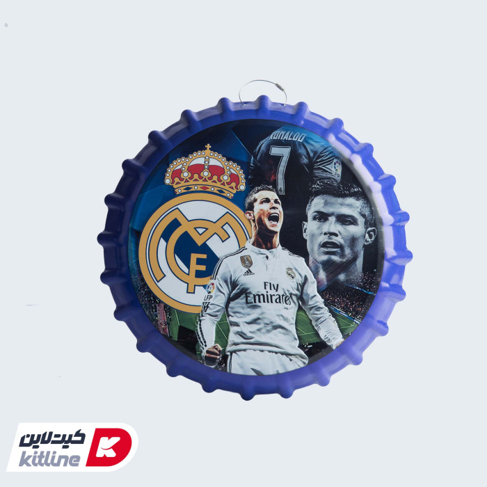 تابلو دیواری مدل تشتک فلزی ۳۳ سانتیمتری طرح کریستیانو رونالدو (Cristiano Ronaldo)