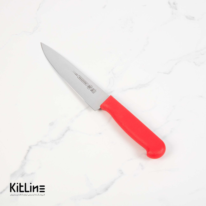 چاقو سرآشپز ۱۵ سانتیمتری بداف دسته قرمز (TRAMUNTENA)