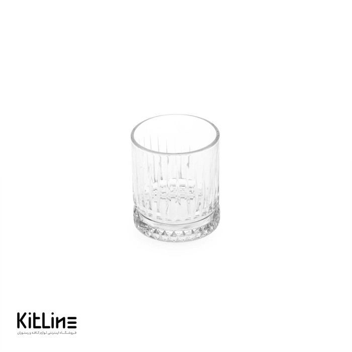 نیم لیوان شیشه ای ۲۱۰ میلی‌لیتری پاشاباغچه مدل الیسیا (ست ۴ عددی)