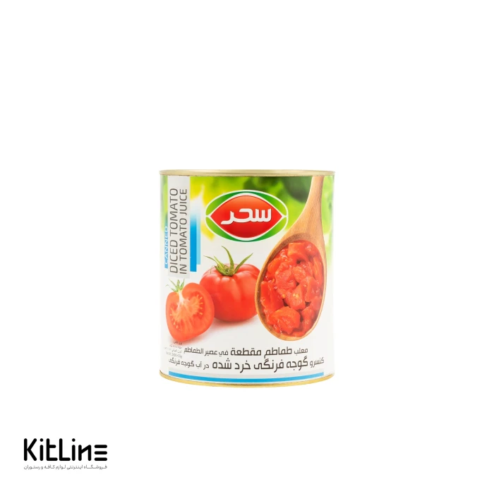 کنسرو گوجه خرد شده سحر ۲.۸ کیلوگرمی