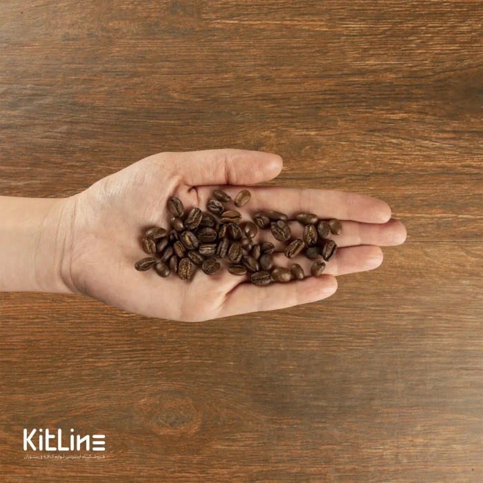 دانه قهوه بلند ۱۰۰٪ عربیکا تام کینز ۱ کیلوگرمی