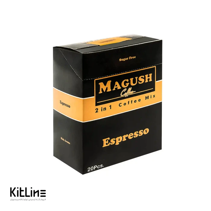 قهوه اسپرسو فوری ۱×۲ ماگوش (بسته ۲۰ عددی)