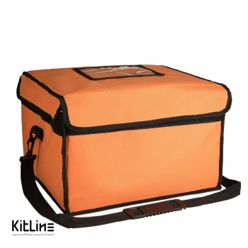 کیف حمل غذا ۳۳×۴۰ سانتیمتری برزنتی نارنجی
