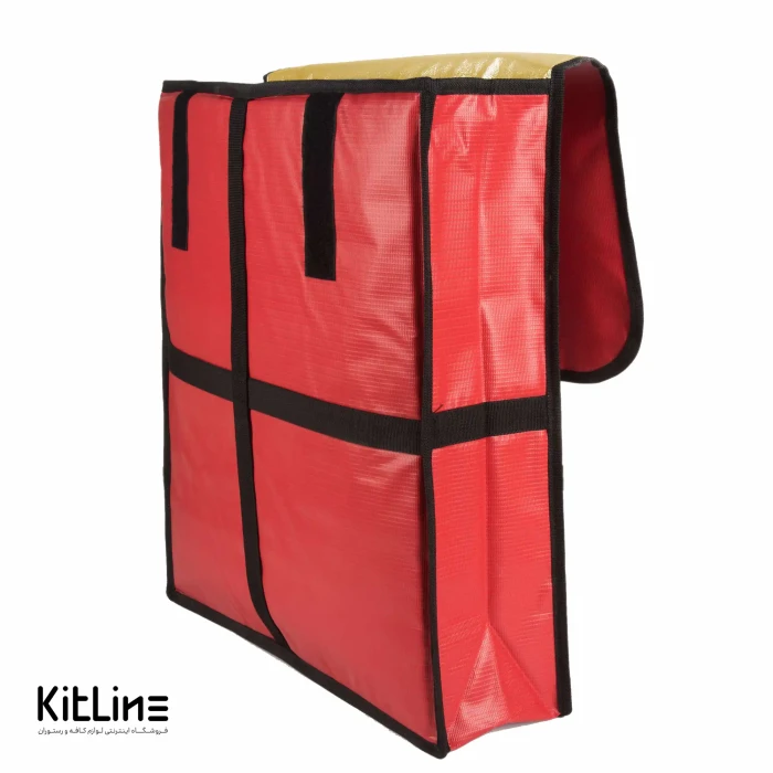 کیف حمل غذا ۴۳×۴۵ سانتیمتری برزنتی قرمز