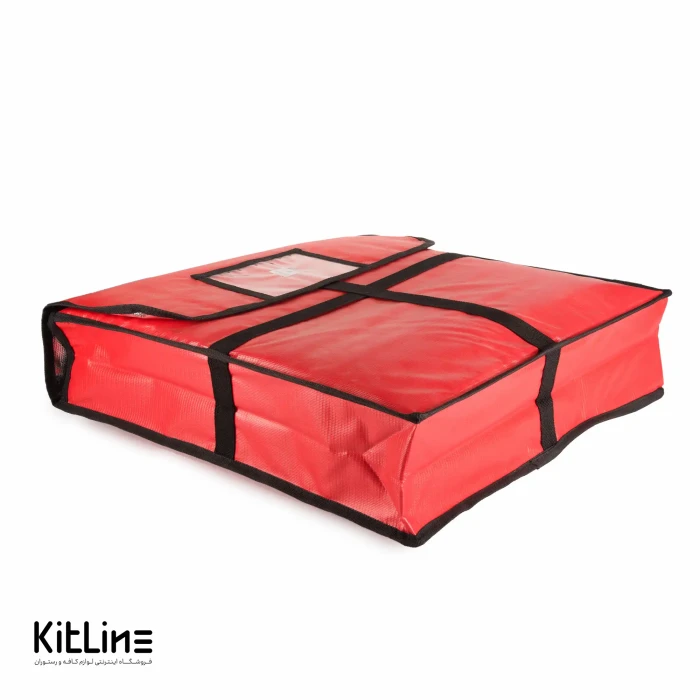 کیف حمل غذا ۴۳×۴۵ سانتیمتری برزنتی قرمز