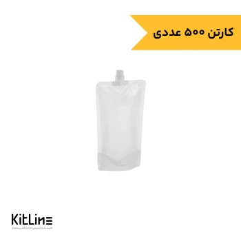 پاکت شیر دار سه لایه شفاف مات ۱۲×۱۹ سانتیمتری نیکان (کارتن ۵۰۰ عددی)