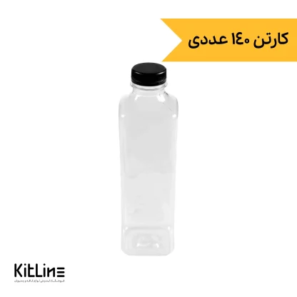 بطری جوس یکبار مصرف ۱۰۰۰ میلی لیتری (کارتن ۱۴۰ عددی)