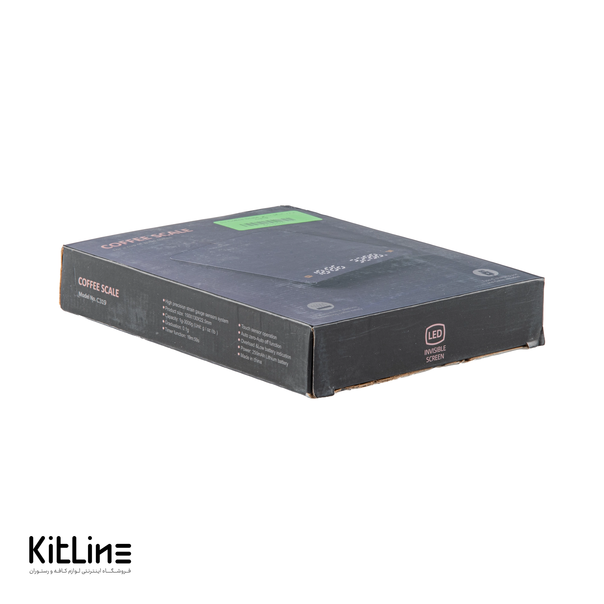 ترازو دیجیتال ۳۰۰۰ گرمی مشکی - تصویر 3