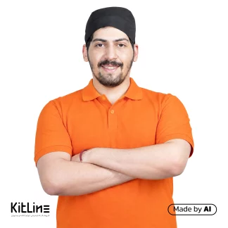 تیشرت آستین کوتاه جودون نارنجی پوشاکو