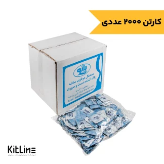 دستمال مرطوب دست و صورت اسپان لس ساشه‌ای لوسین (کارتن ۲۰۰۰ عددی)