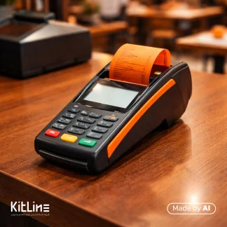 چاپ فیش دستگاه پوز روی رول حرارتی پرینتر نارنجی ۳۶ متری (کارتن ۳۰ عددی)