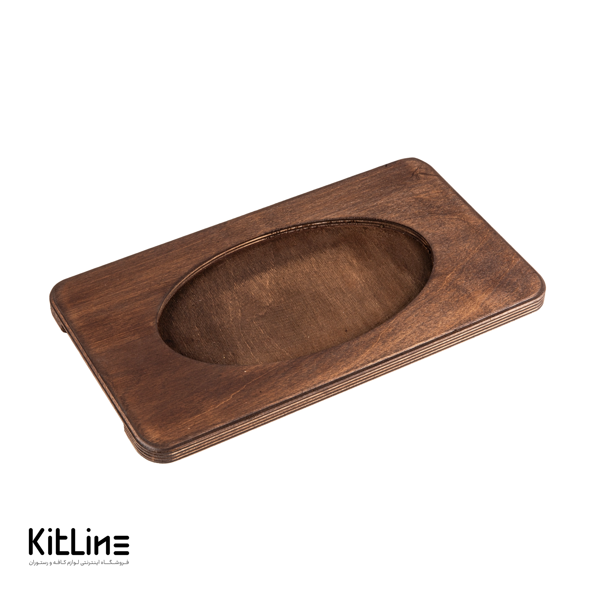 زیره چوبی ظرف چدنی بیضی ۲۸ سانتیمتری فیوژن