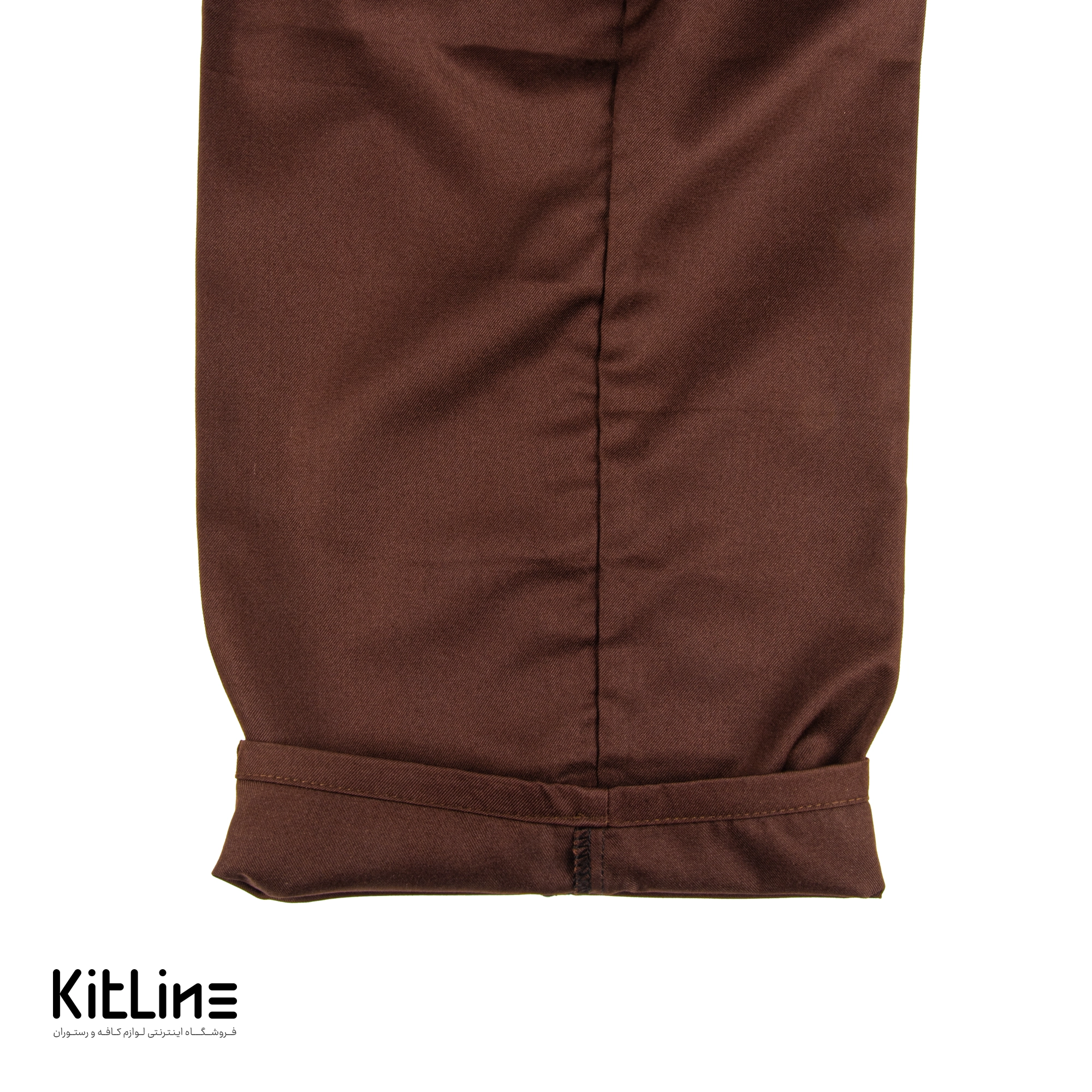 شلوار نخ کجراه کمر کش قهوه ای پوشاکو - تصویر 9