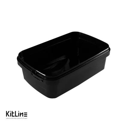ظرف یکبار مصرف ۱۰۰۰ میلی لیتری مشکی TP طب پلاستیک (کارتن ۱۲۰ عددی) - Image 7
