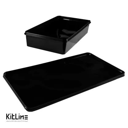 ظرف یکبار مصرف ۱۵×۳۰ سانتیمتری مشکی (کارتن ۱۰۰ عددی) - Image 5