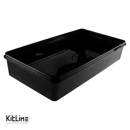 ظرف یکبار مصرف ۱۵×۳۰ سانتیمتری مشکی (کارتن ۱۰۰ عددی) - Image 7