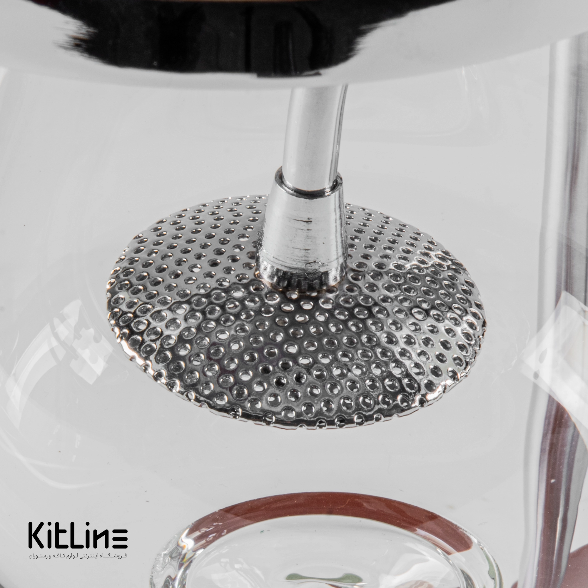 قهوه ساز سایفون کلاسیک نقره ای رنگ - تصویر 4