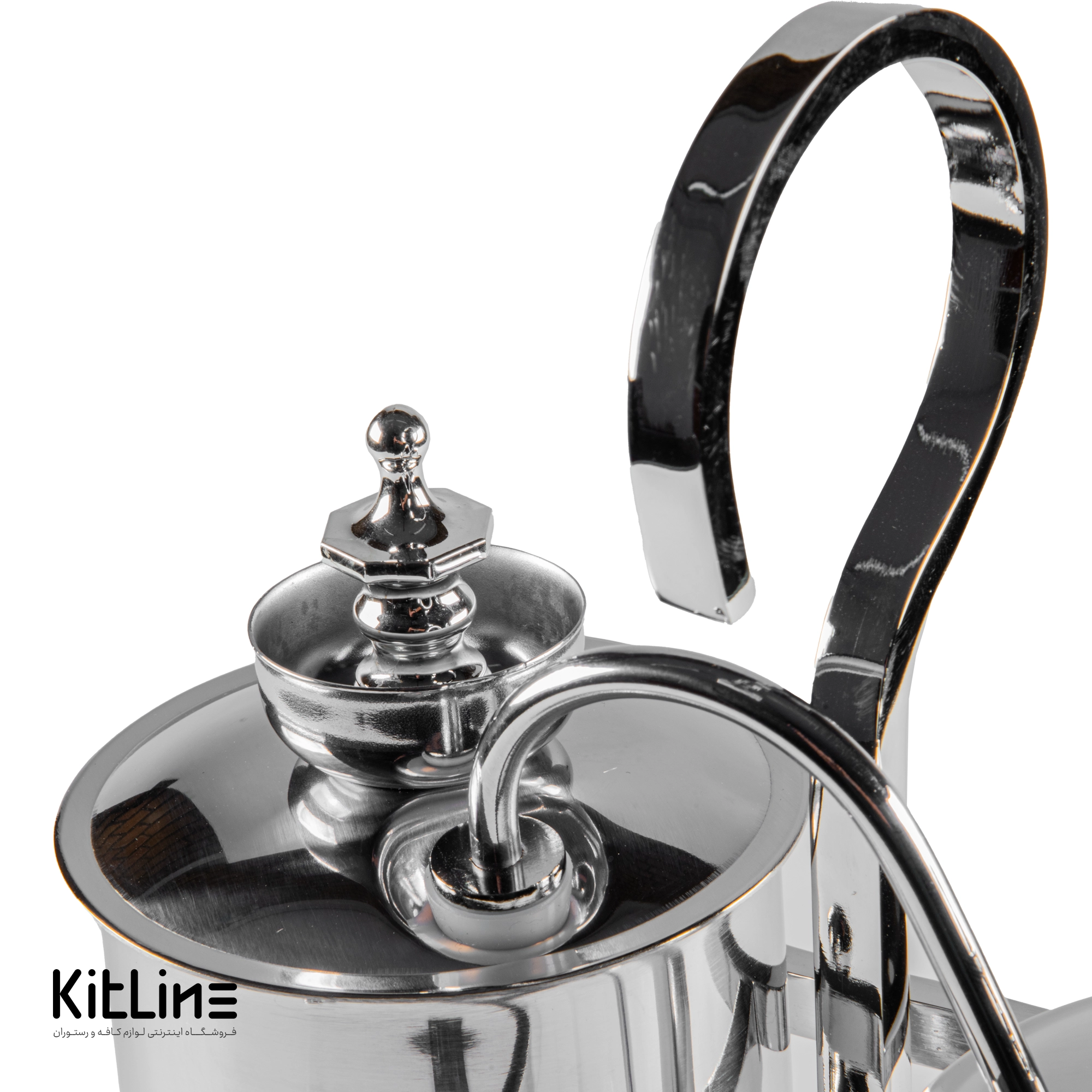 قهوه ساز سایفون کلاسیک نقره ای رنگ - تصویر 5