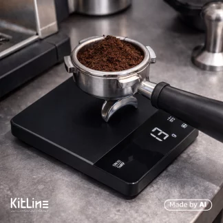 پرتافیلتر روی ترازو اسکیل دیجیتال ۳۰۰۰ گرمی مشکی