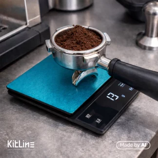 پرتافیلتر روی ترازو دیجیتال ۲۰۰۰ گرمی مشکی