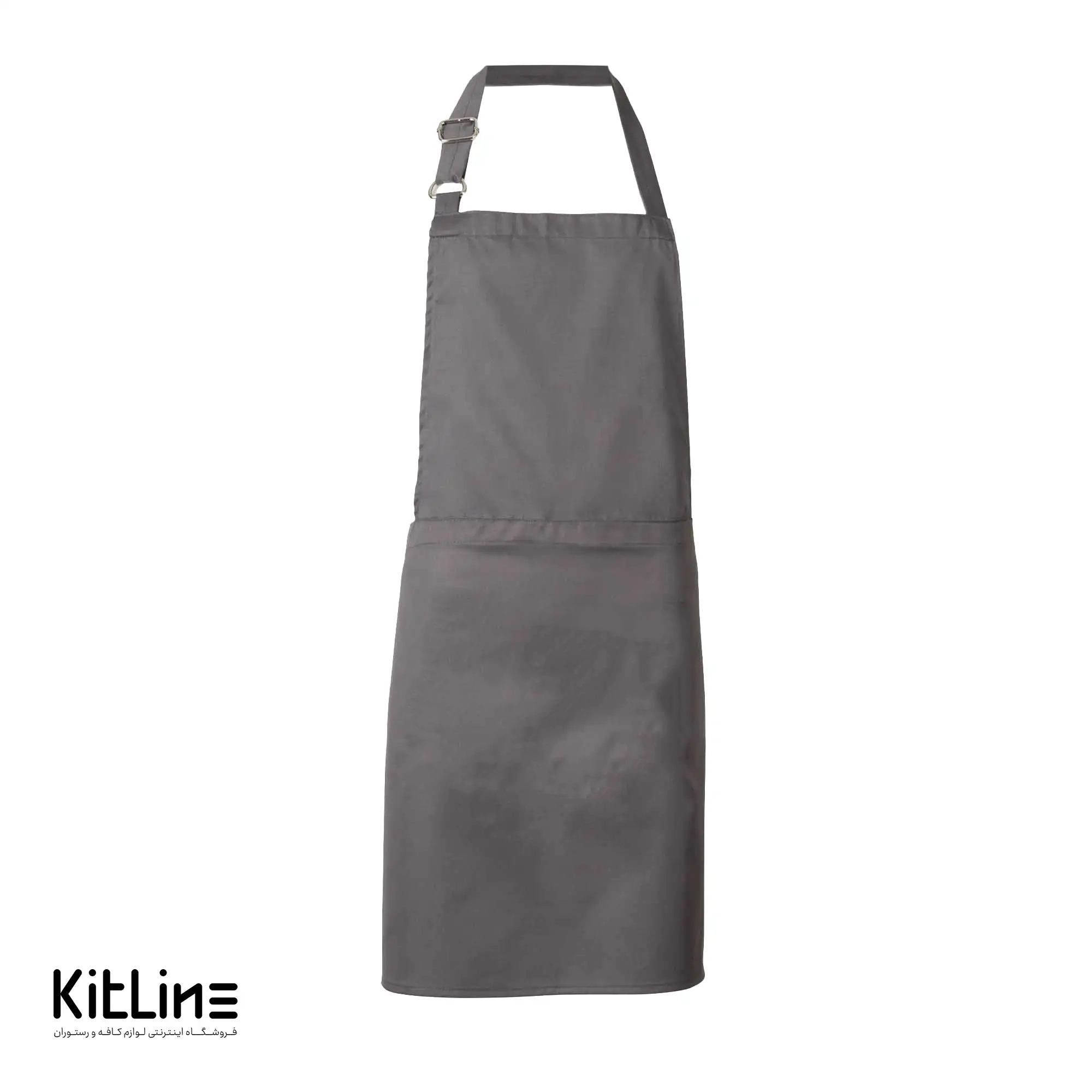 پیشبند ترگال کجراه طوسی تیره پوشاکو - تصویر 2