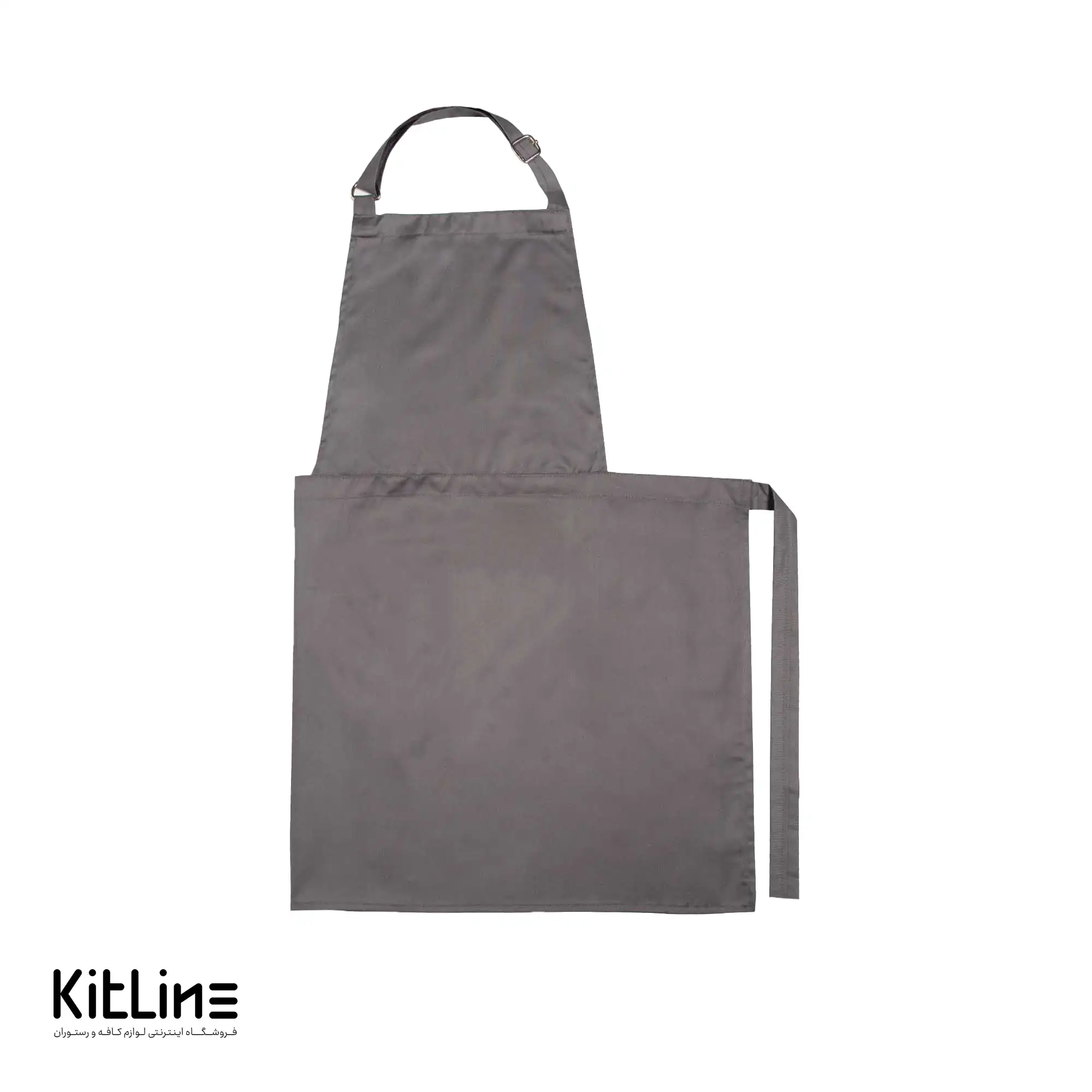 پیشبند ترگال کجراه طوسی تیره پوشاکو - تصویر 3