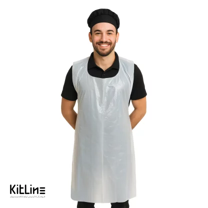 پیشبند یکبار مصرف نایلونی ندگار (کارتن ۱۰۰ عددی)